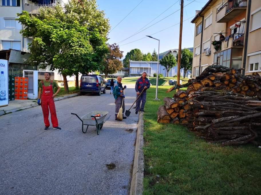 Еко акција за чистење и уредување на повеќе јавни урбани простори во Македонска Каменица